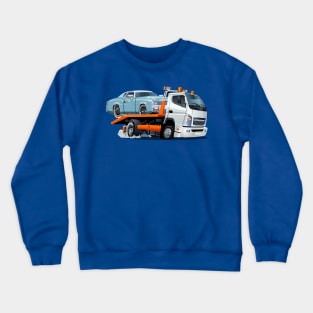 Cartoon tow truck Crewneck Sweatshirt